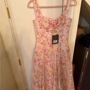 House of CB Floral Pink Wedding Dress